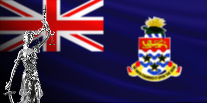 The national flag of Cayman Islands